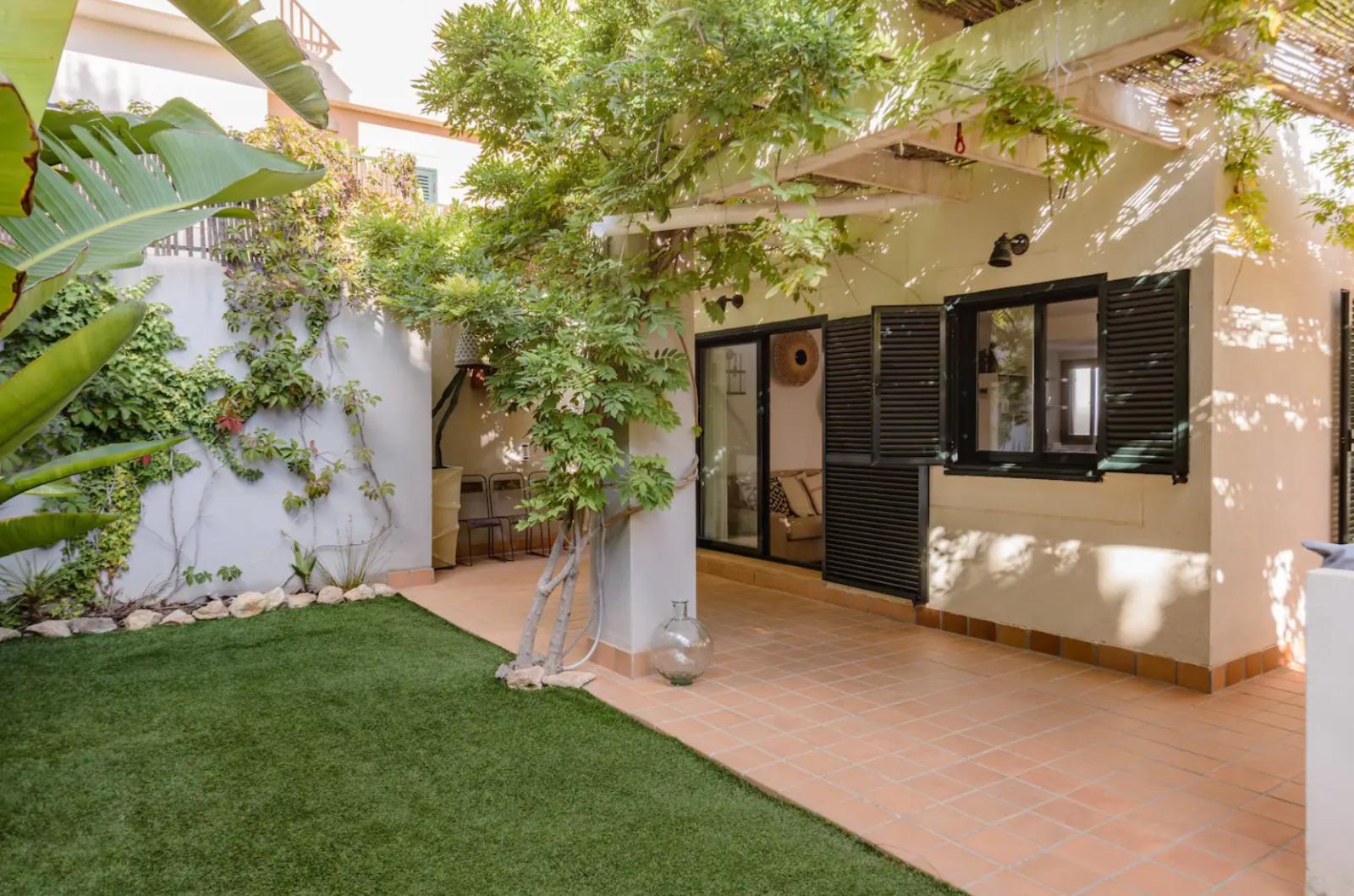 Resa Estates Ibiza te koop for sale townhouse cala tarida garden 3.jpeg